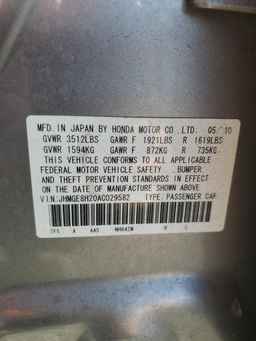 2010 HONDA FIT