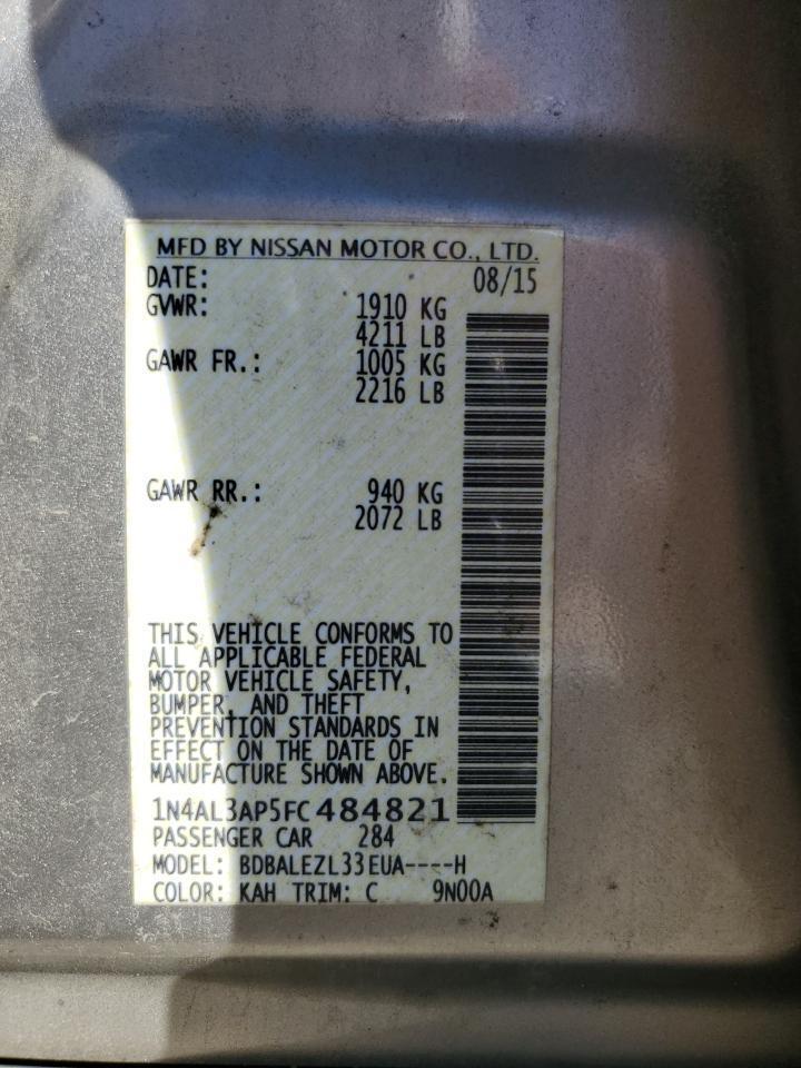 2015 NISSAN ALTIMA