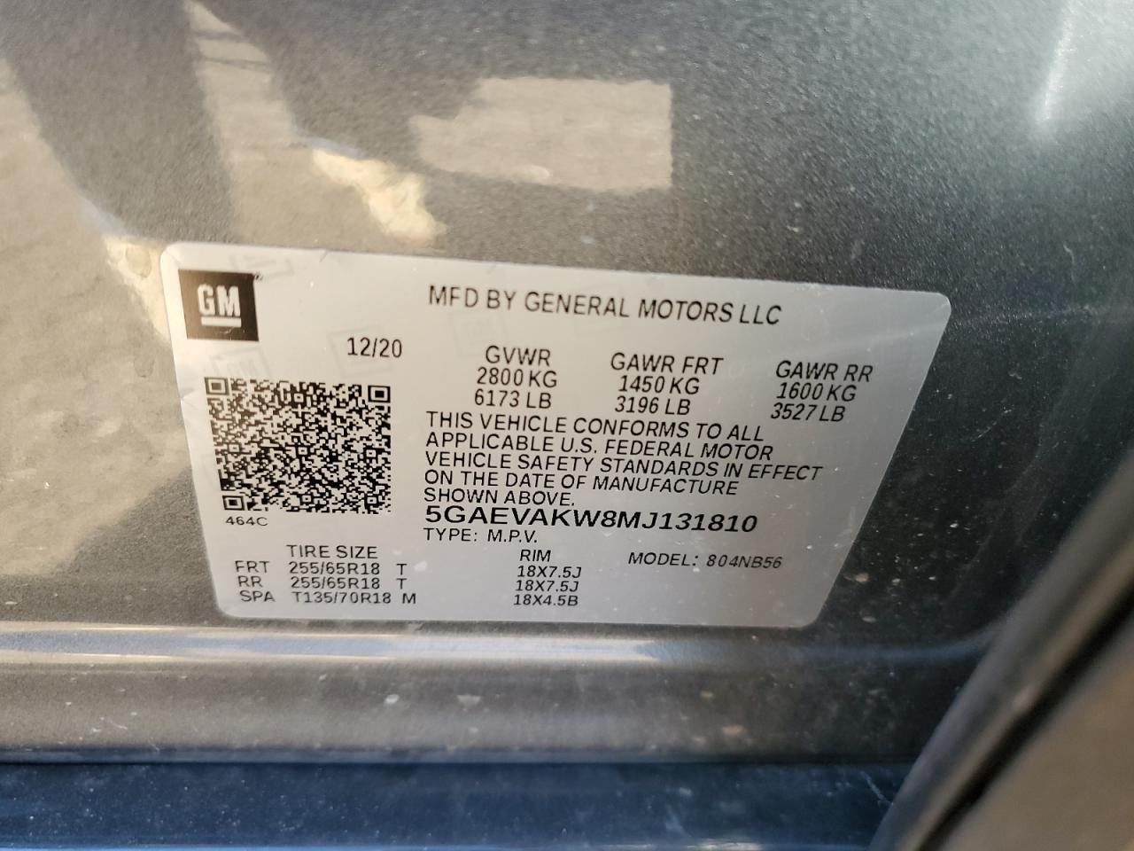 2021 BUICK ENCLAVE