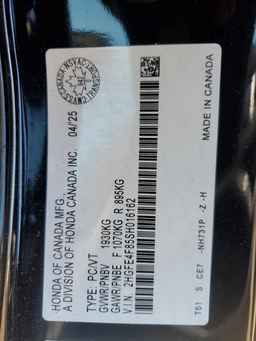 2025 HONDA CIVIC