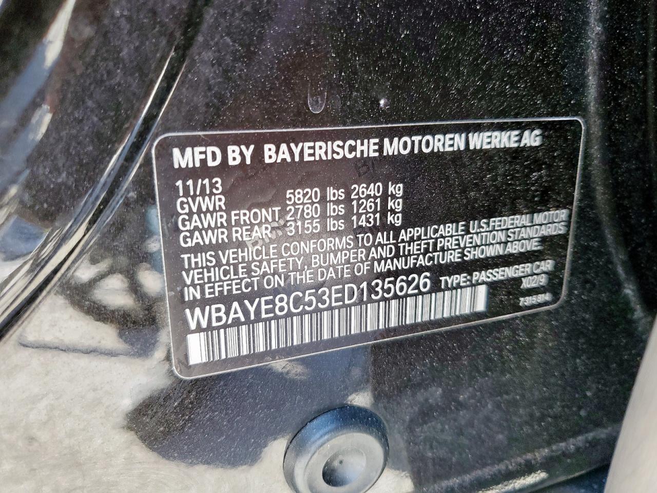 2014 BMW 7 series