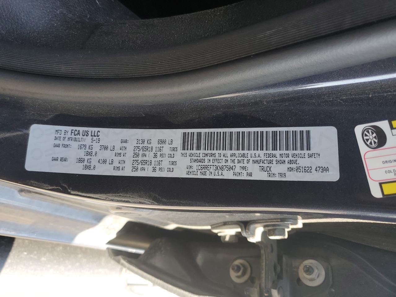 2019 RAM 1500