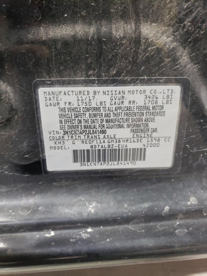 2018 NISSAN VERSA