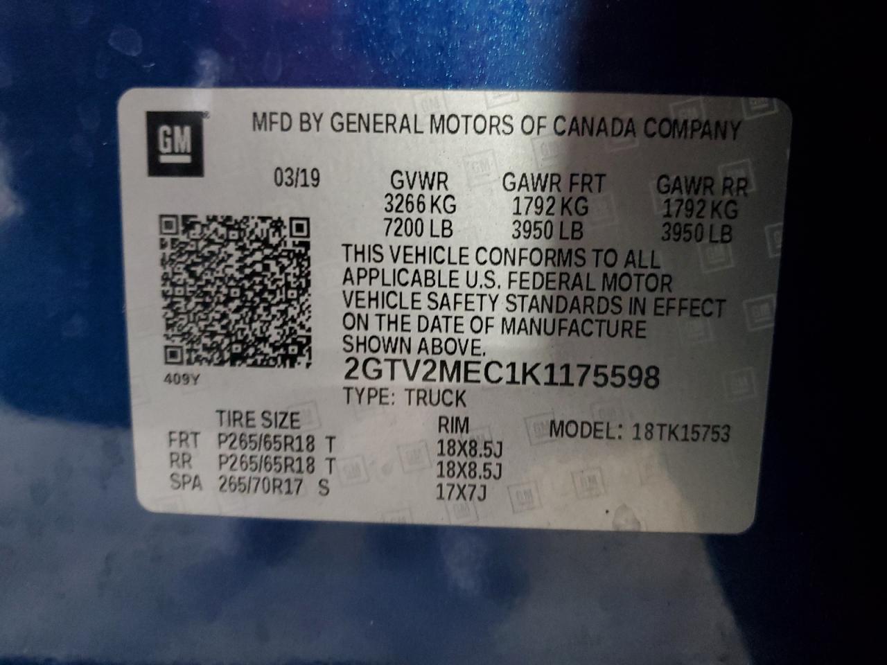 2019 GMC Sierra
