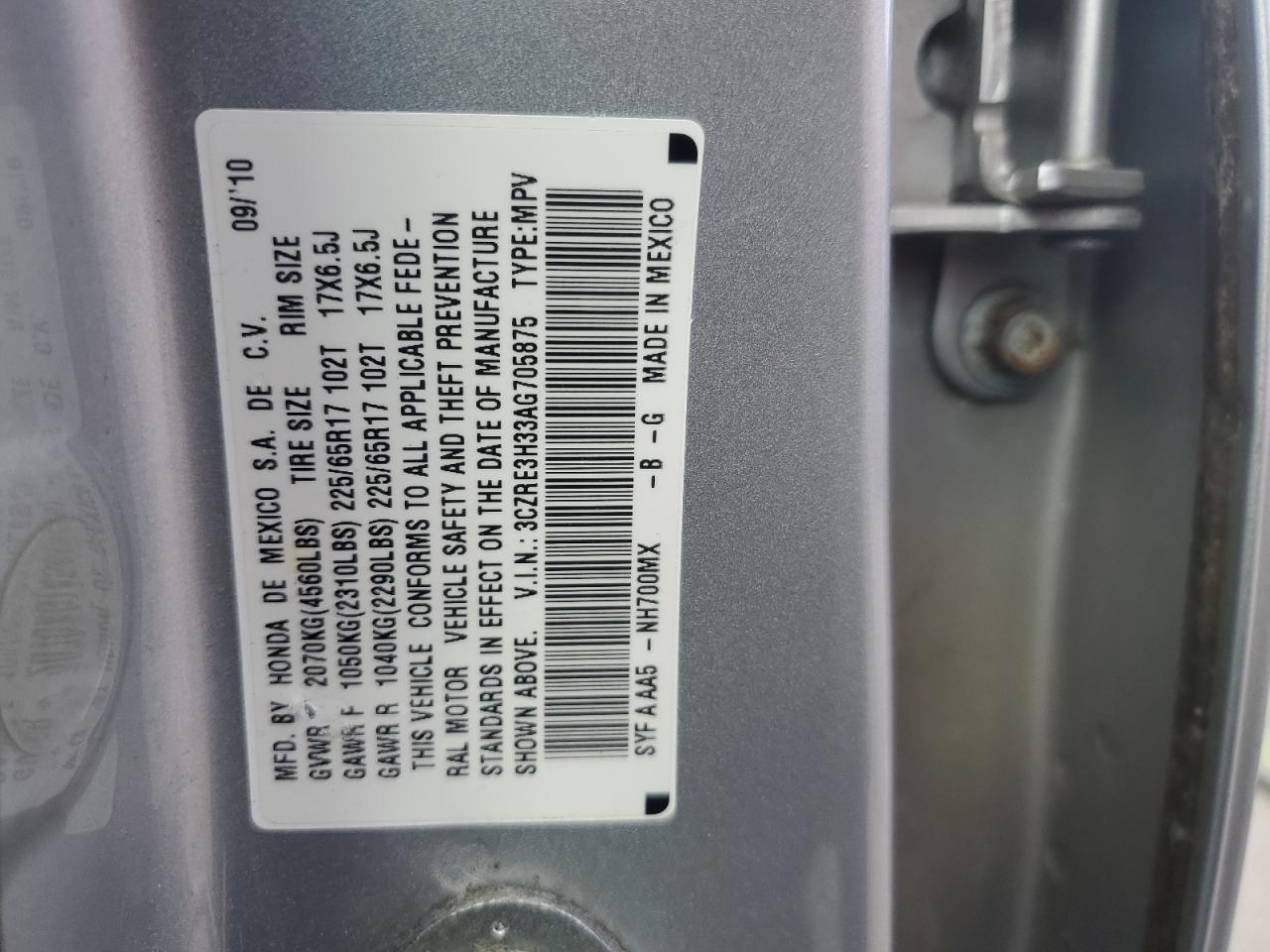 2010 HONDA CR-V
