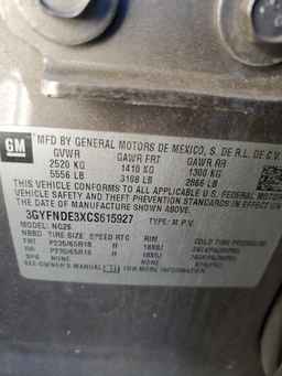 2012 CADILLAC SRX
