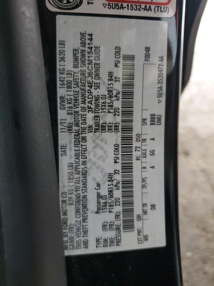 2012 FORD Fiesta