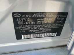 2013 HYUNDAI SONATA