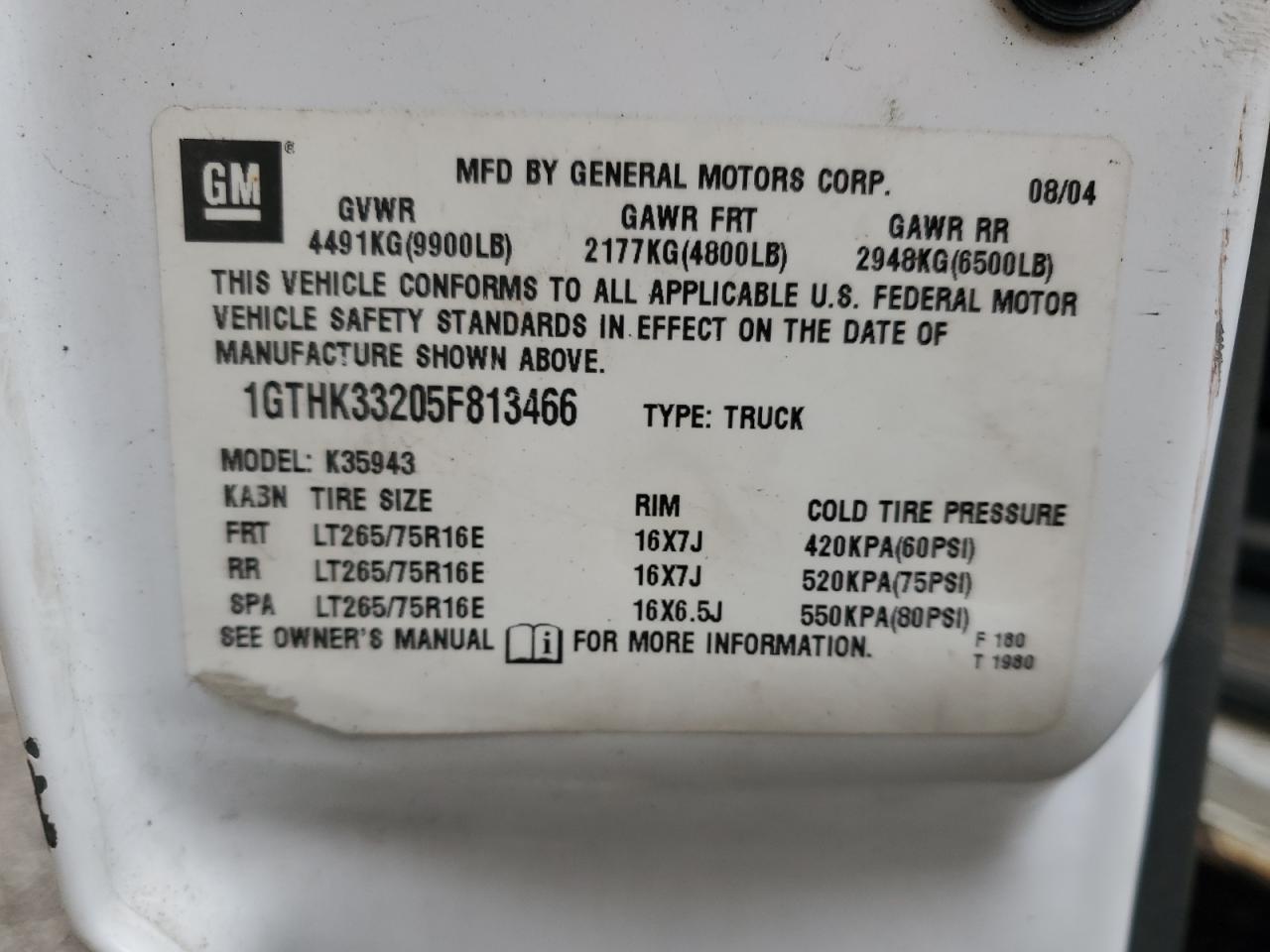 2005 GMC Sierra