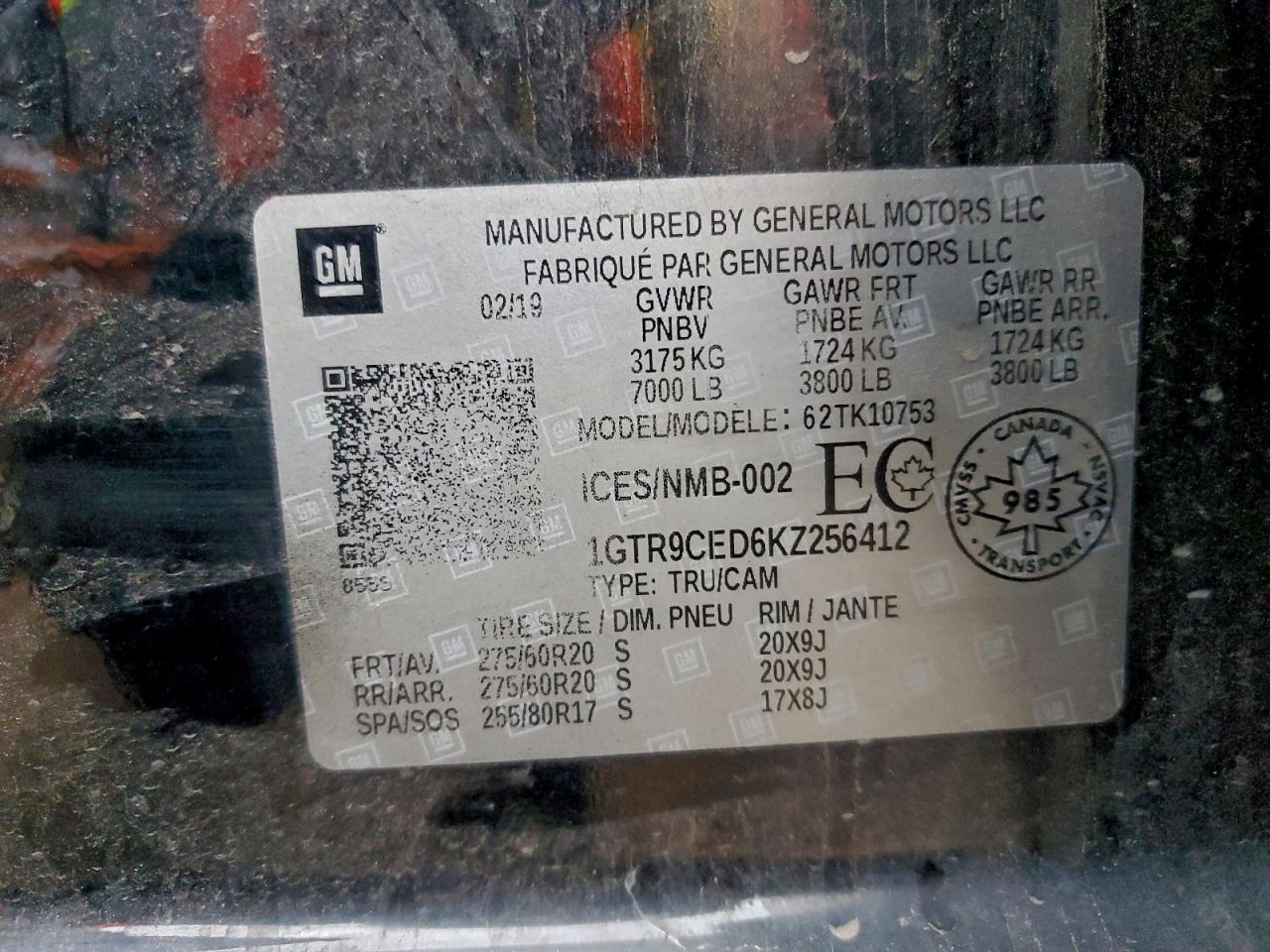 2019 GMC Sierra