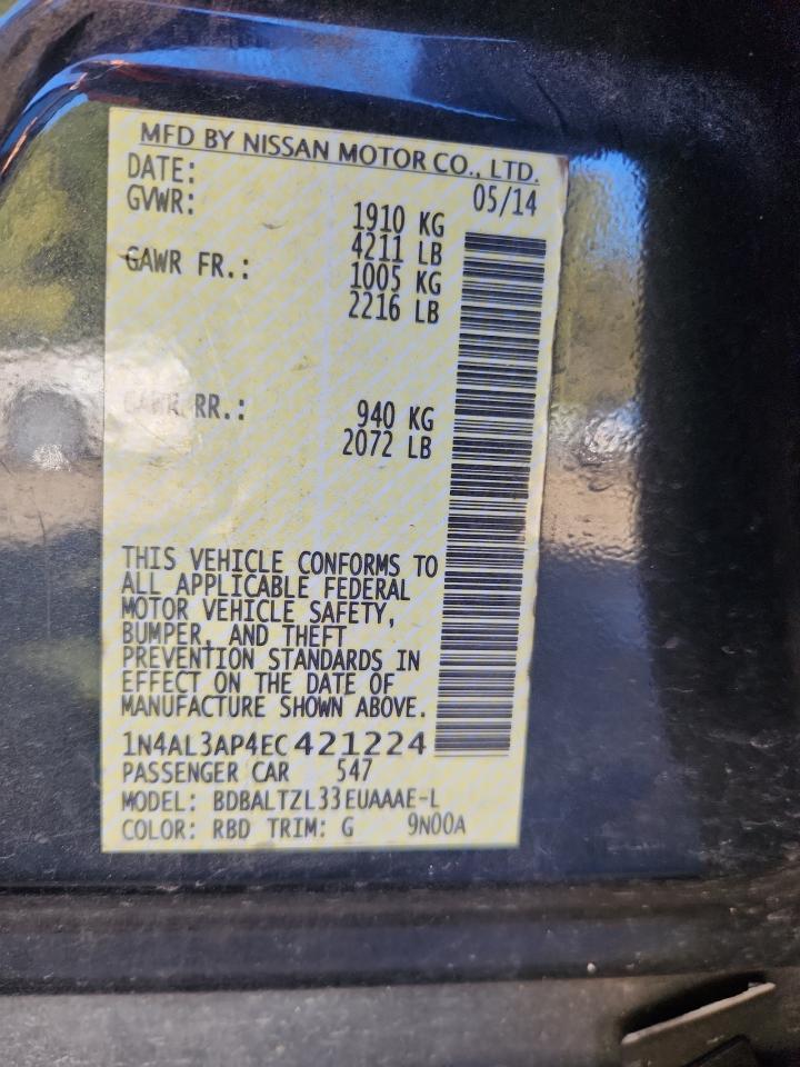 2014 NISSAN ALTIMA