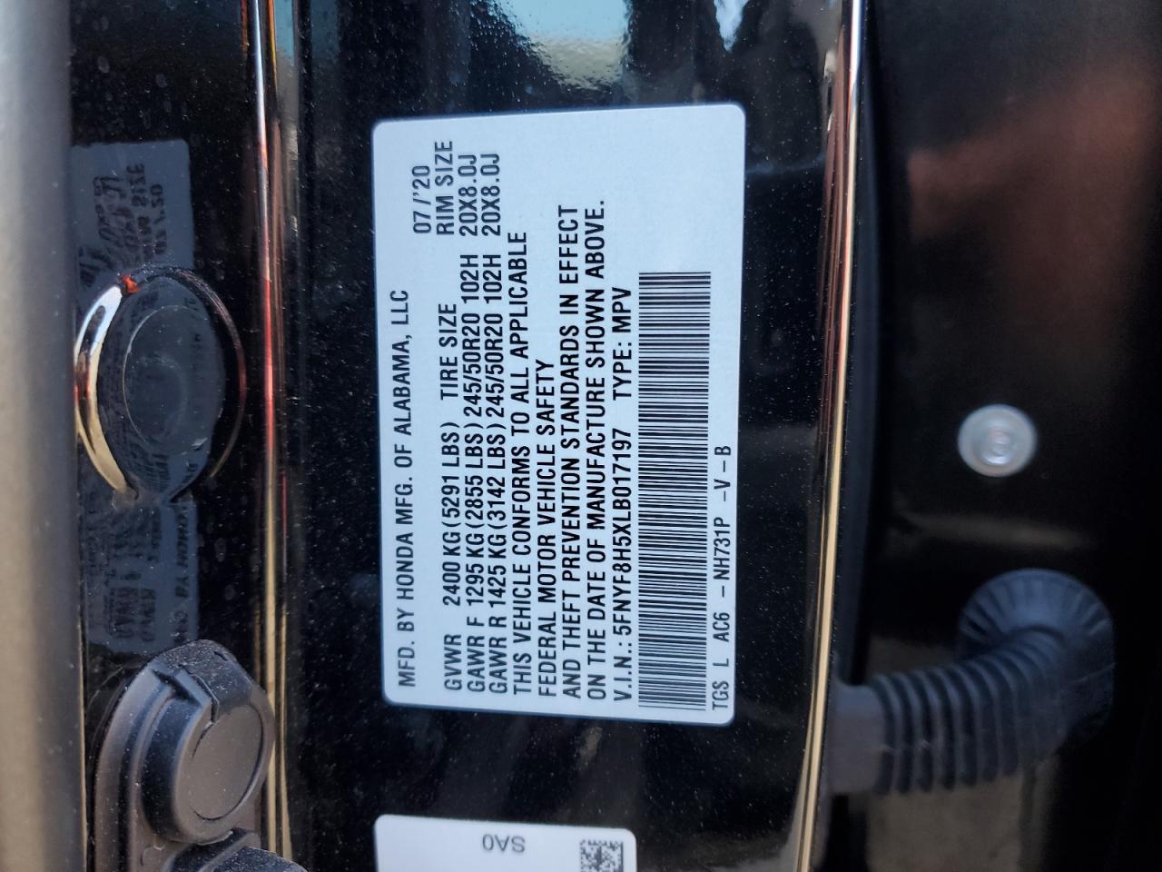 2020 HONDA Passport