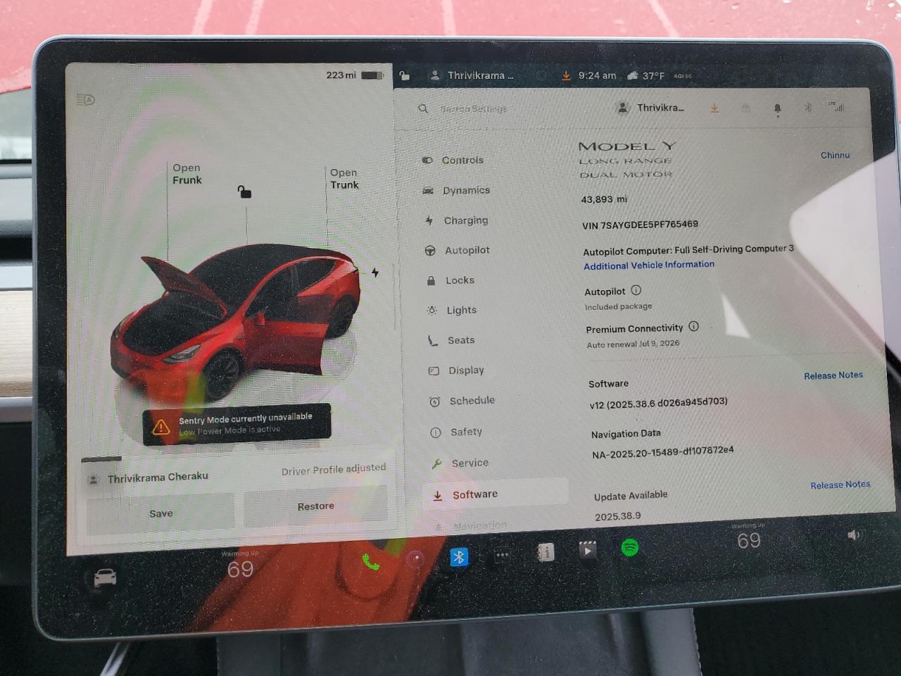 2023 TESLA MODEL Y