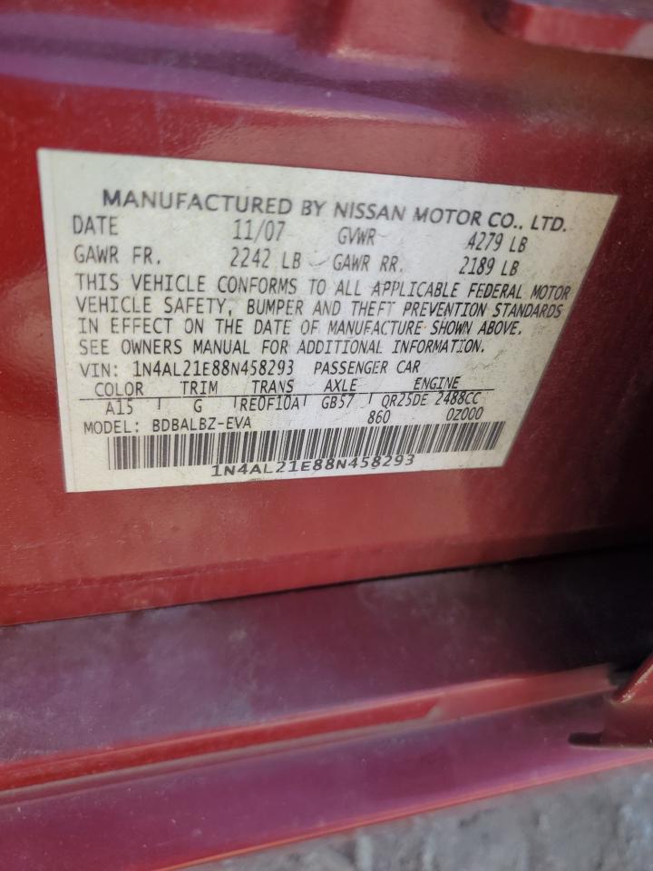 2008 NISSAN ALTIMA