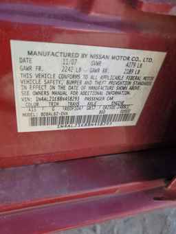 2008 NISSAN ALTIMA