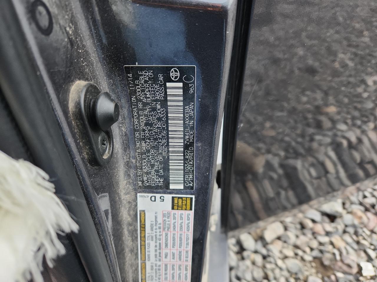 2015 TOYOTA PRIUS V