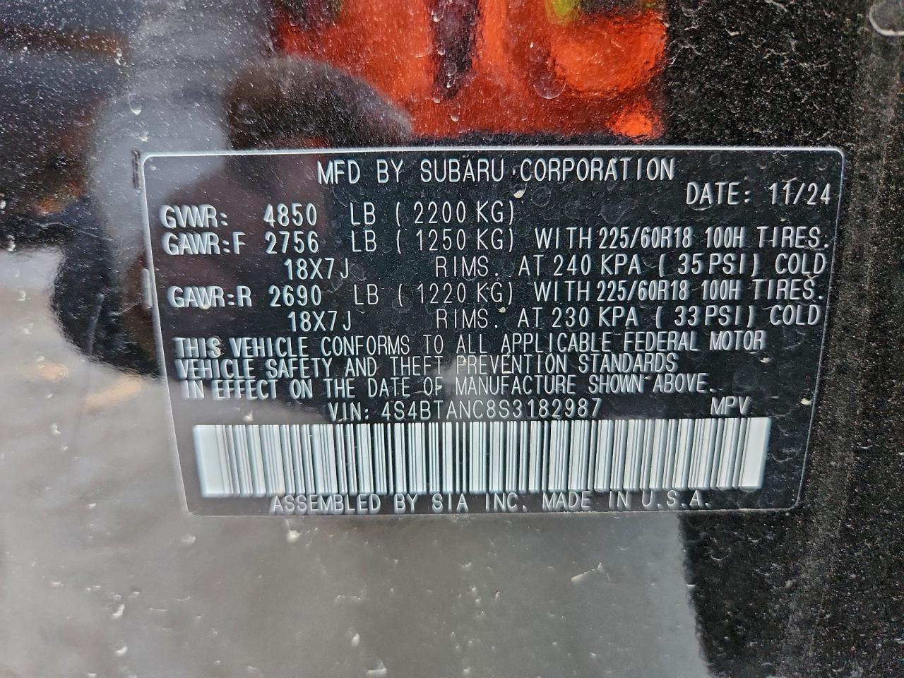 2025 SUBARU Outback