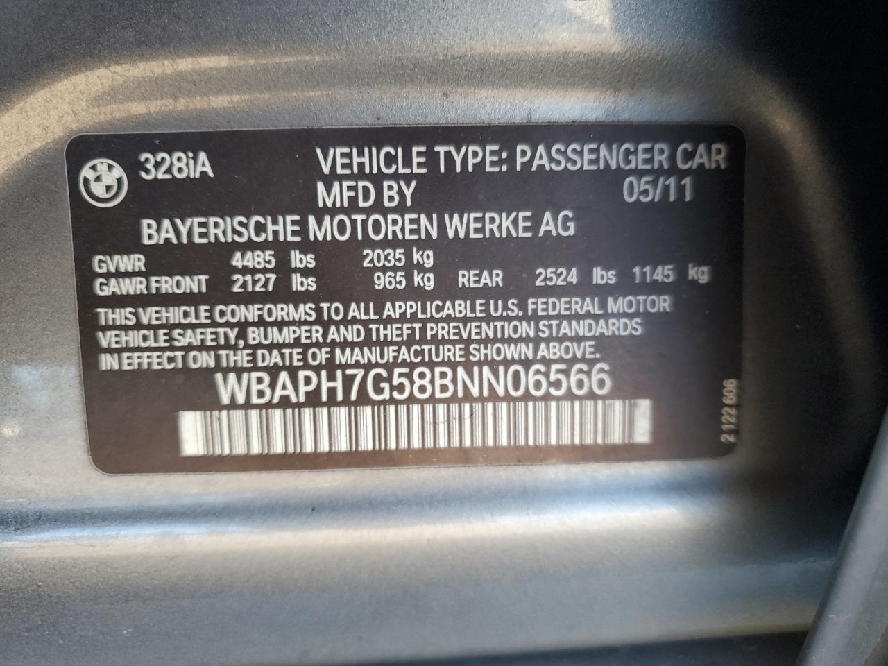 2011 BMW 3 SERIES