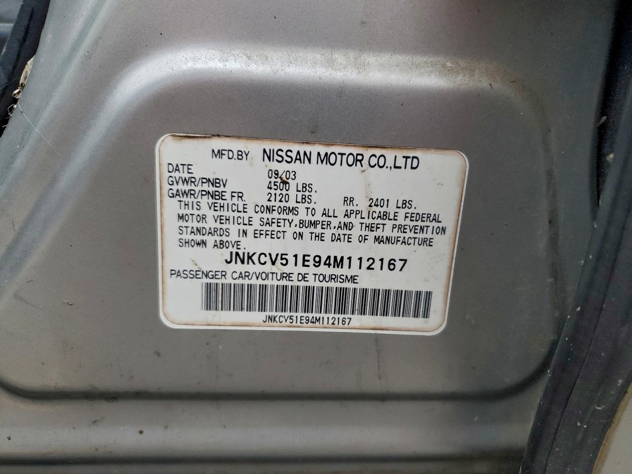 2004 INFINITI G35