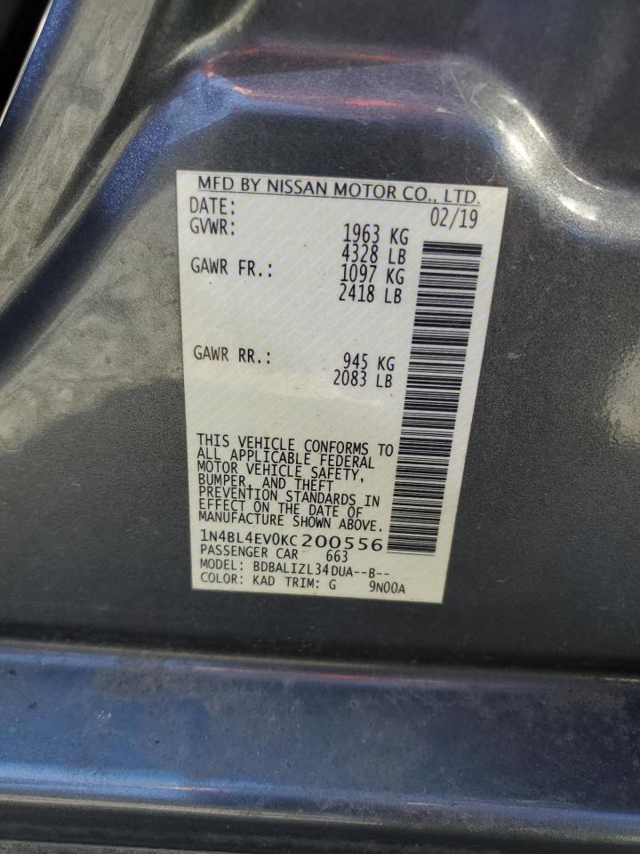 2019 NISSAN ALTIMA