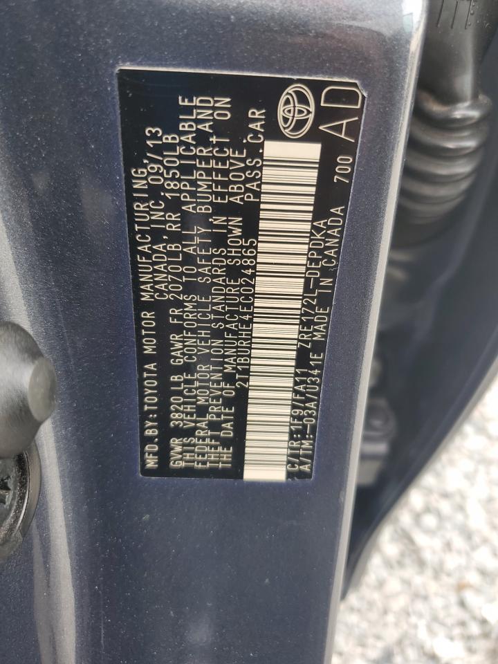 2014 TOYOTA COROLLA