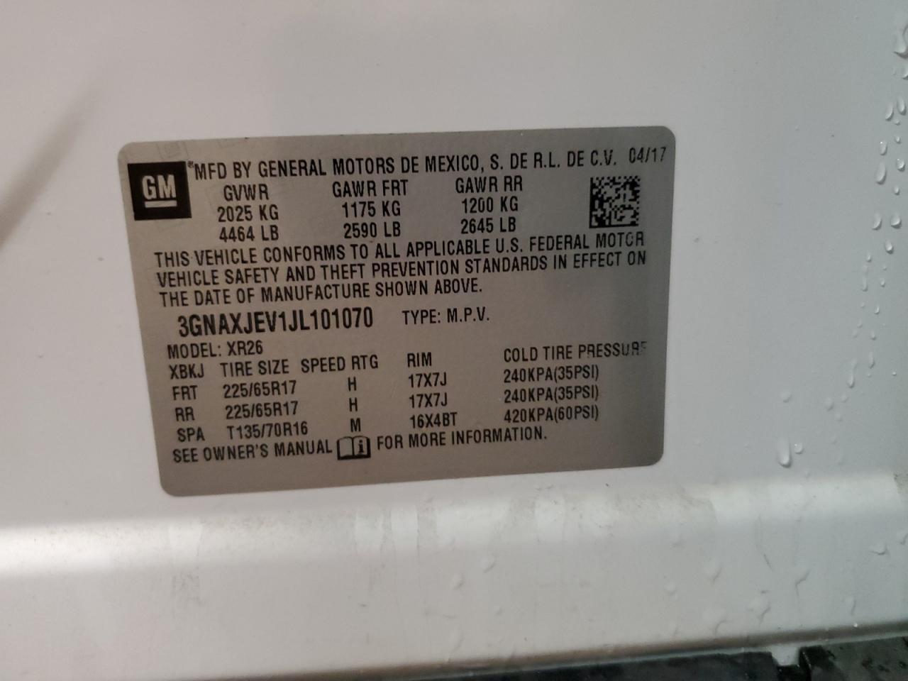 2018 CHEVROLET EQUINOX