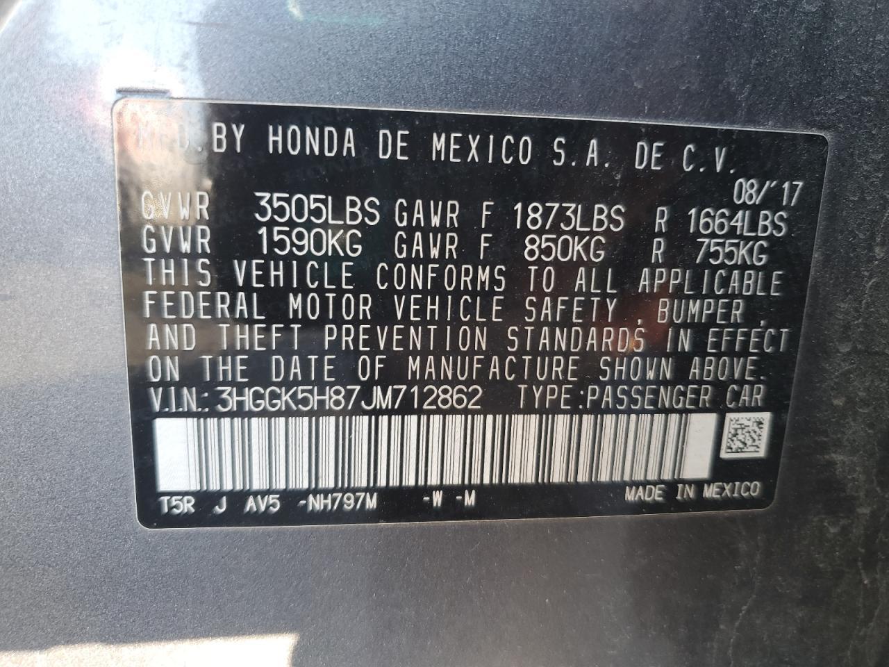 2018 HONDA FIT