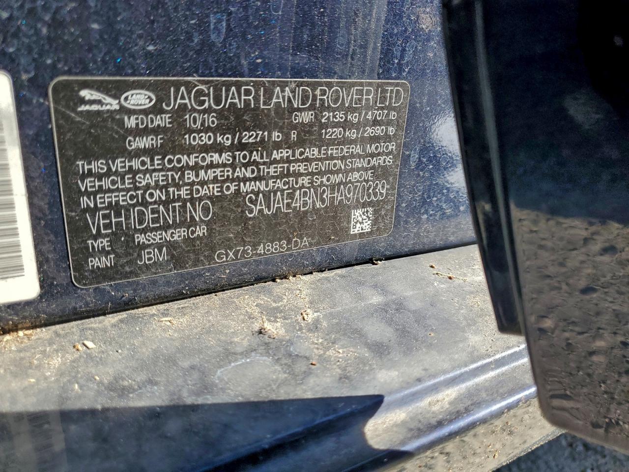 2017 JAGUAR XE