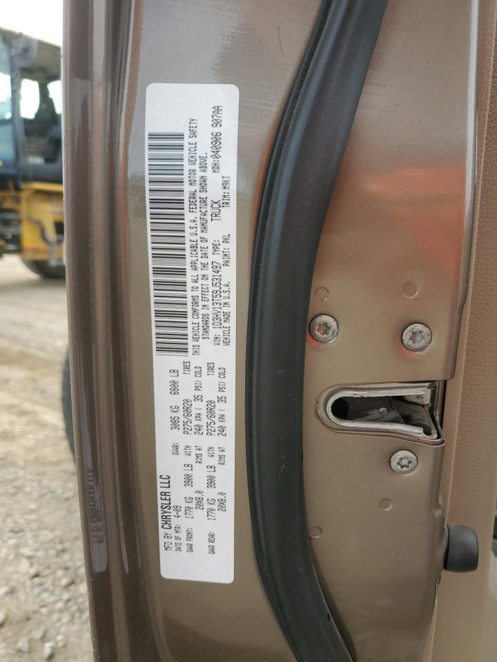 2009 DODGE RAM 1500