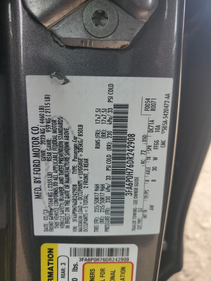 2013 FORD FUSION