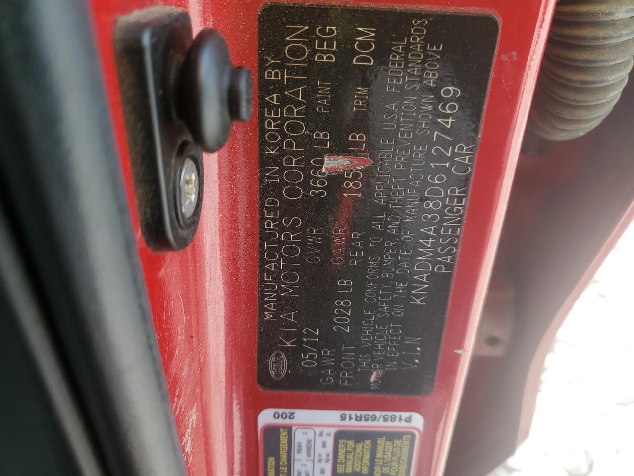 2013 KIA RIO