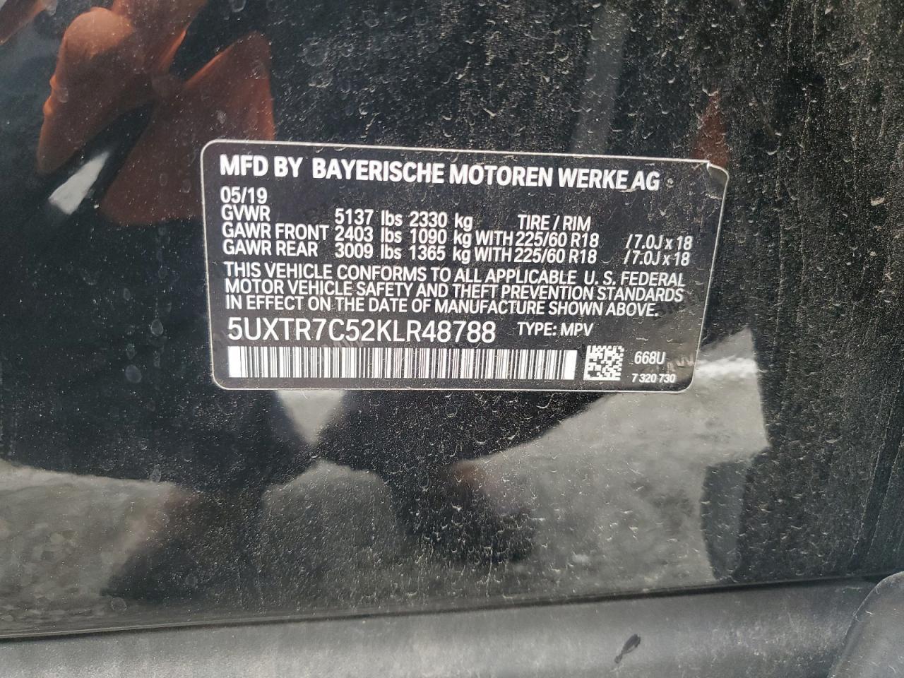 2019 BMW X3