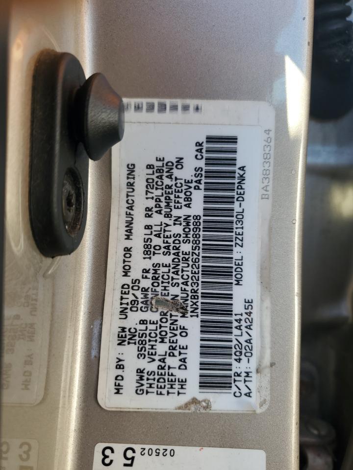 2006 TOYOTA COROLLA