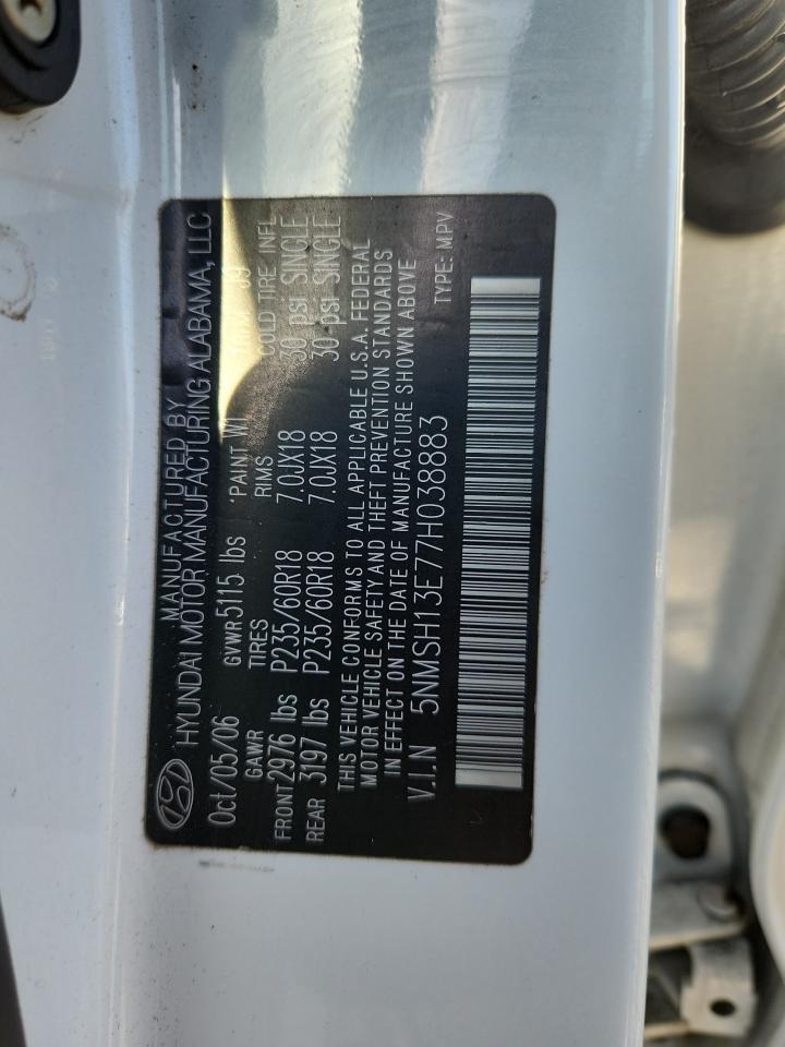 2007 HYUNDAI SANTA FE