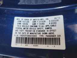 2013 HONDA ACCORD