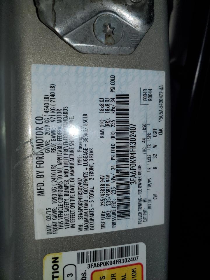 2015 FORD FUSION