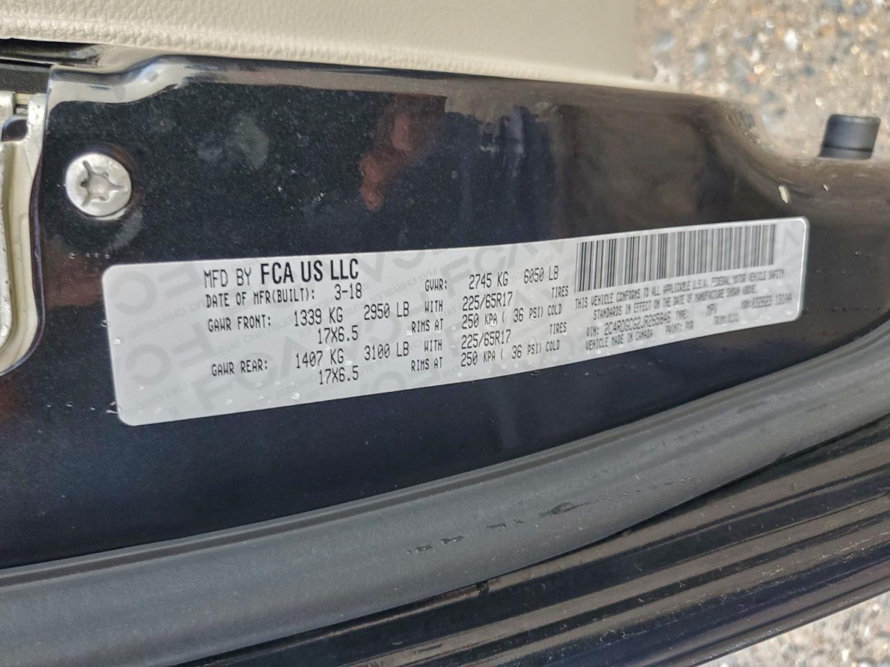 2018 DODGE GRAND CARAVAN