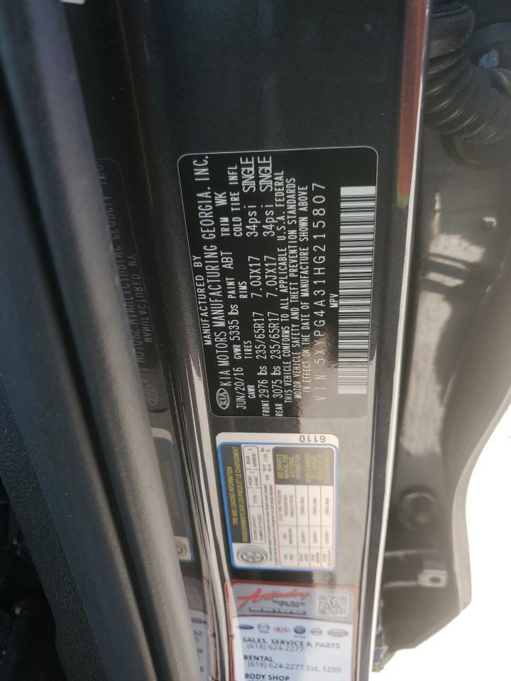 2017 KIA SORENTO
