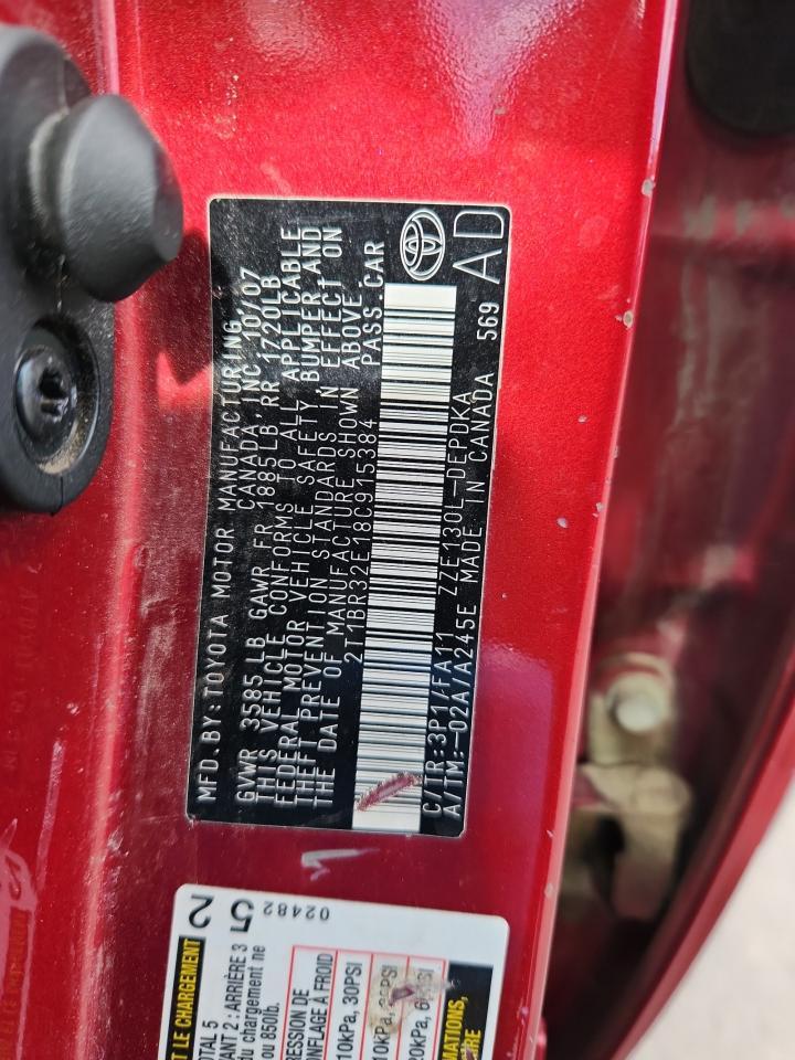 2008 TOYOTA COROLLA