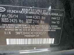 2014 HYUNDAI SONATA