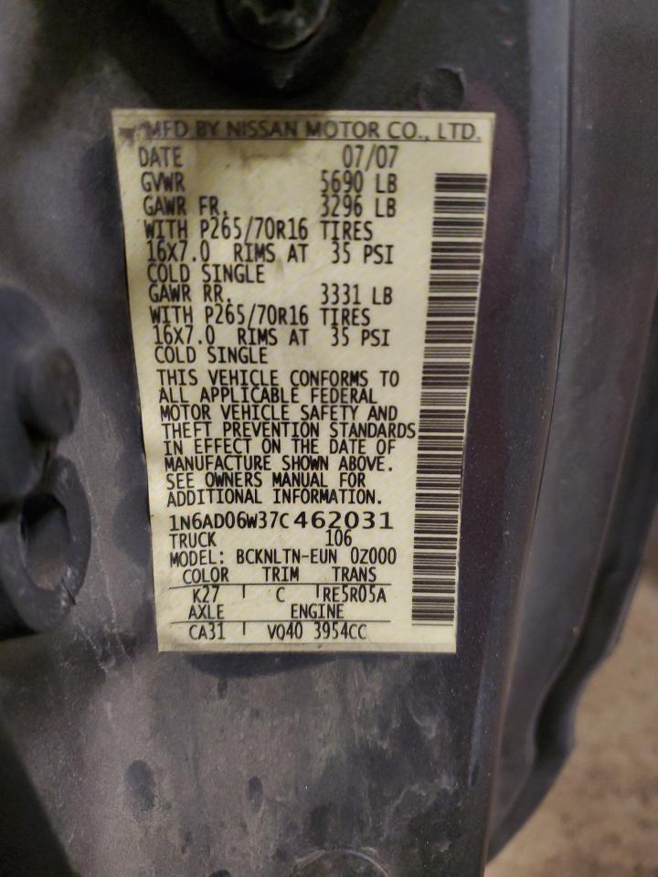 2007 NISSAN Frontier