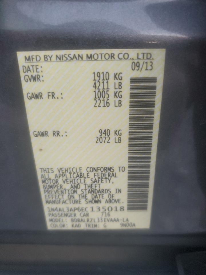 2014 NISSAN ALTIMA