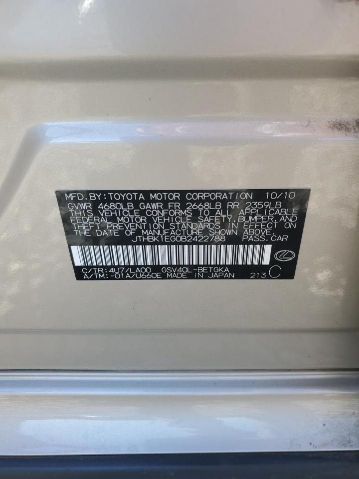 2011 LEXUS ES 350
