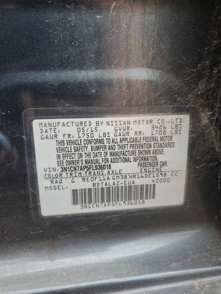 2015 NISSAN VERSA