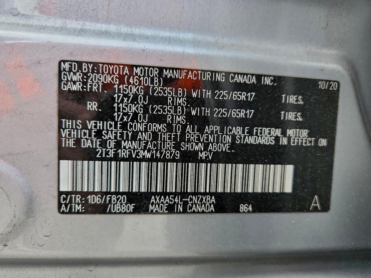 2021 TOYOTA RAV4