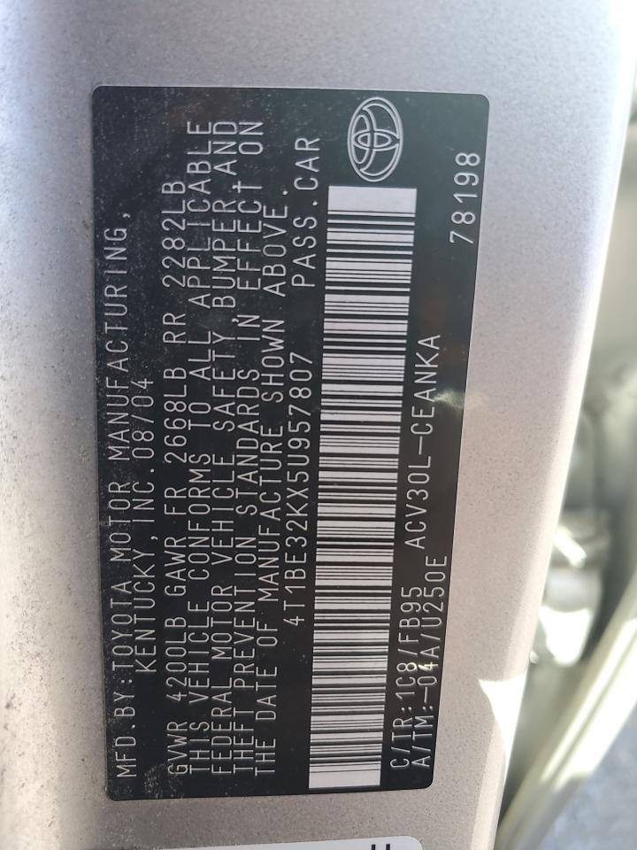 2005 TOYOTA CAMRY