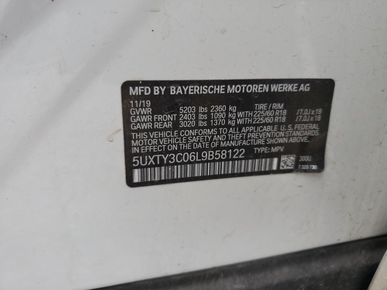 2020 BMW X3