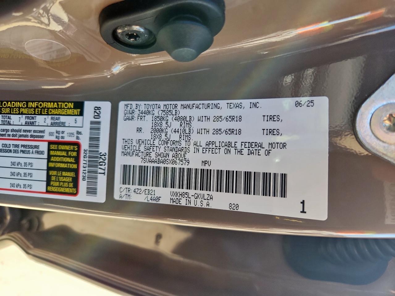 2025 TOYOTA Sequoia
