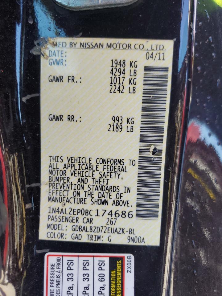 2011 NISSAN ALTIMA