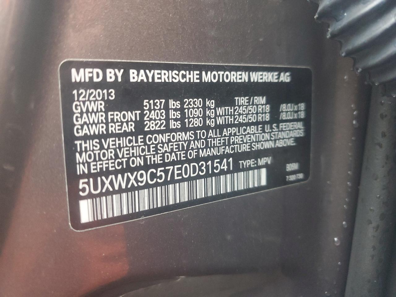 2014 BMW X3